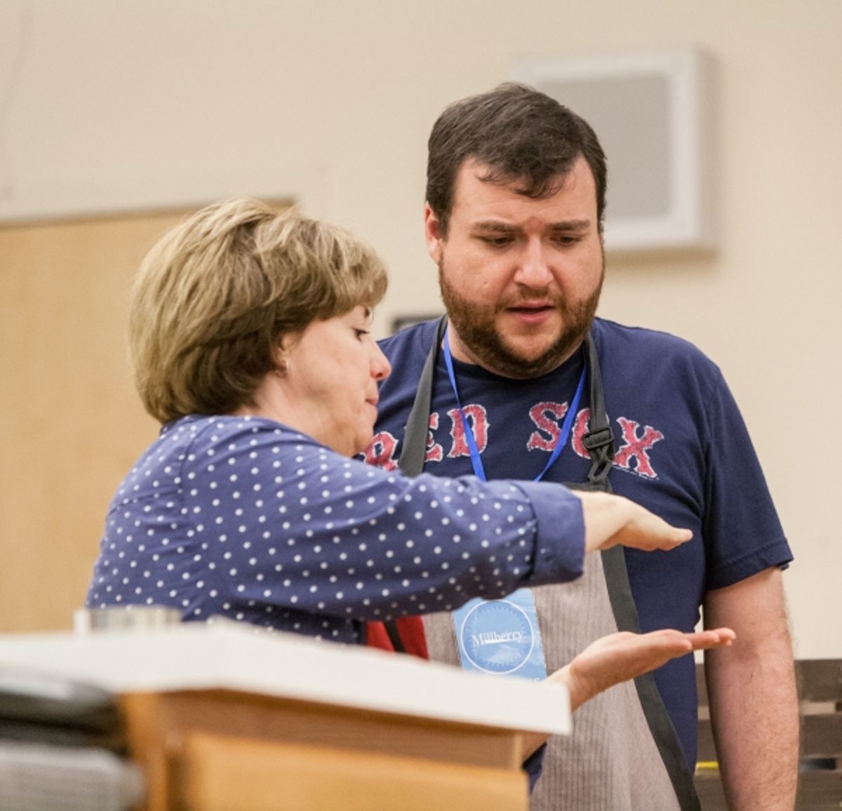 Todd Buonopane (Paul) and Sheri Edelen (Rita Gaw) at 