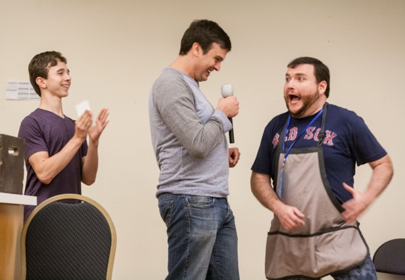 Photo Flash: In Rehearsal with Signature Theatre's CAKE OFF, Starring Todd Buonopane and Sherri Edelen  Image