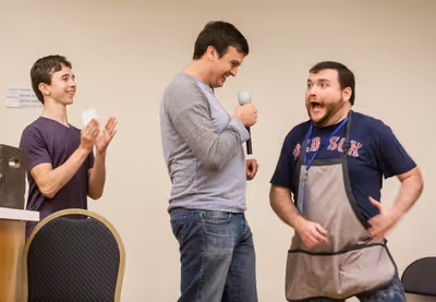 Ian Berlin (Sweetie Boy), Jamie Smithson (Jack DeVault) and Todd Buonopane (Paul)  Photo