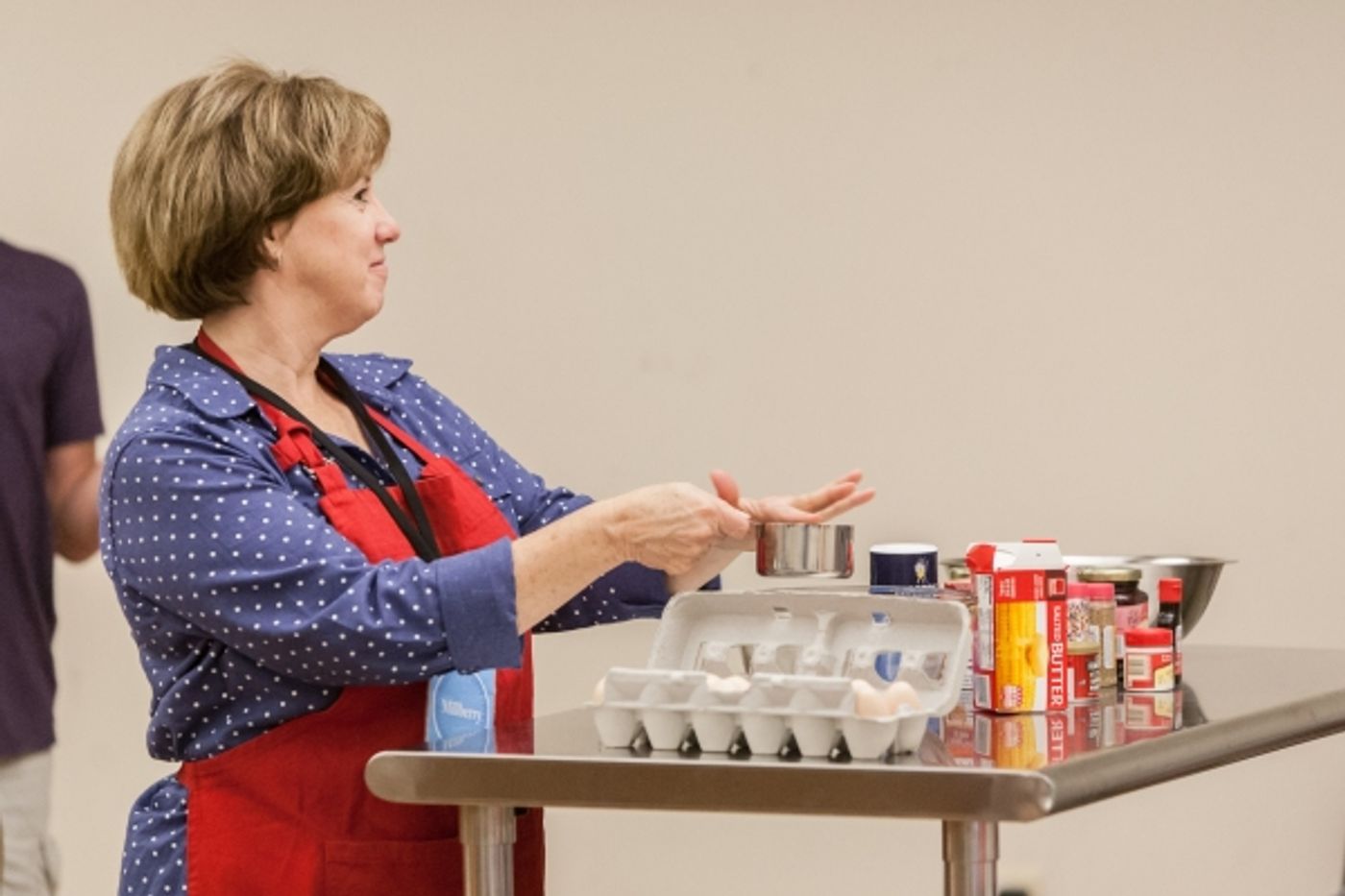 Photo Flash: In Rehearsal with Signature Theatre's CAKE OFF, Starring Todd Buonopane and Sherri Edelen  Image