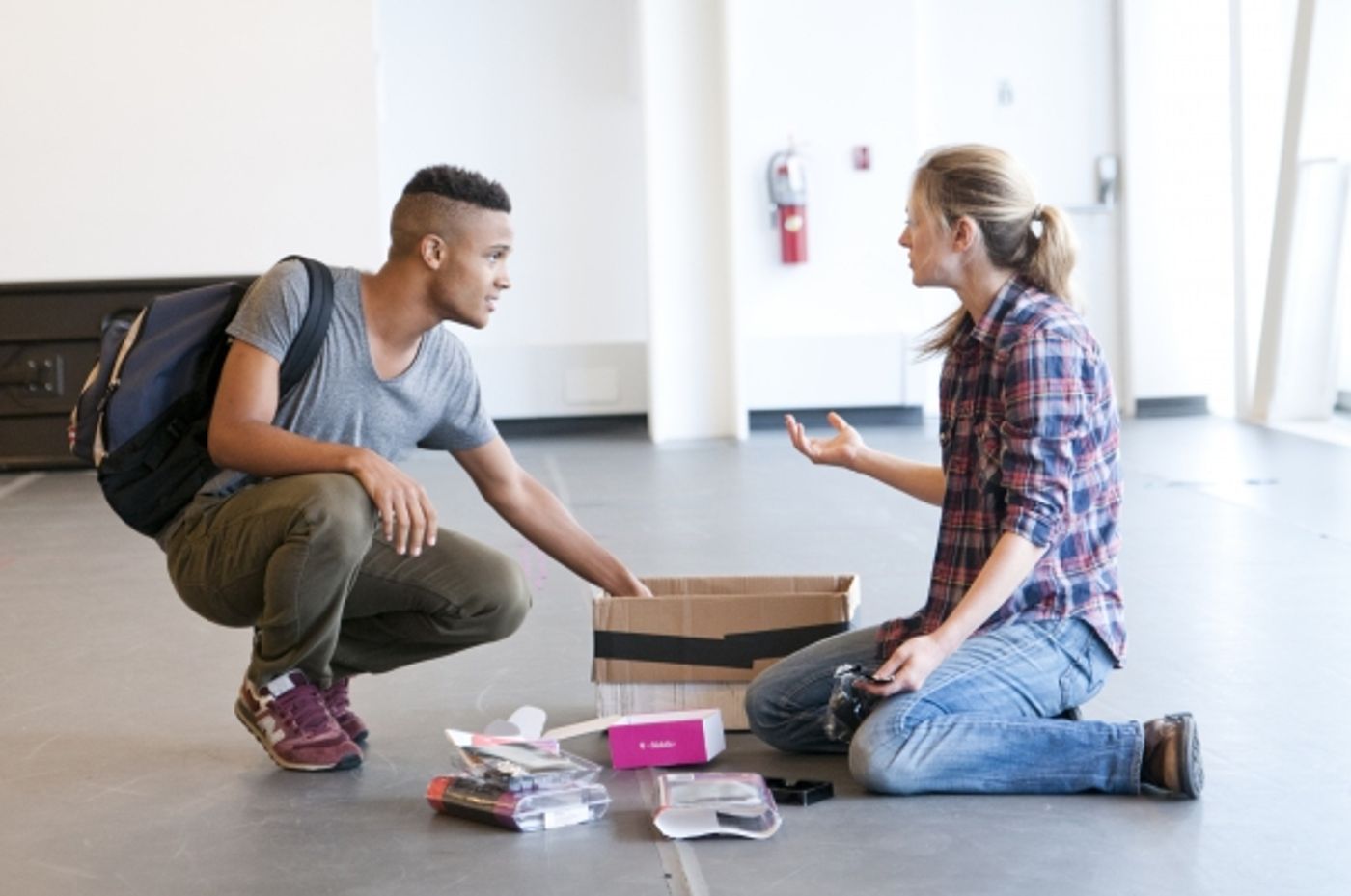 Photo Flash: In Rehearsal with Marin Ireland and More for LCT3's KILL FLOOR Photo Flash: In Rehearsal with Marin Ireland and More for LCT3's KILL FLOOR Image