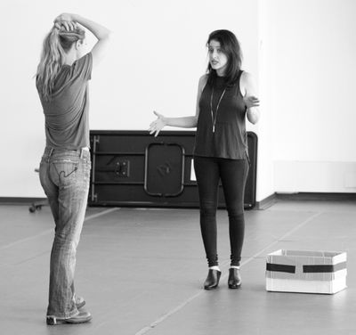 Marin Ireland with Director Lila Neigebauer Photo