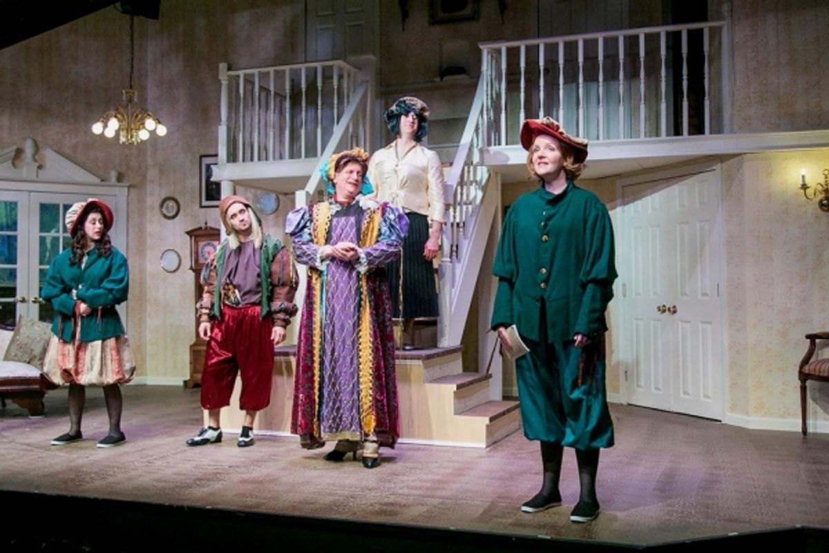 Victoria Calamito, Edwin Arce II, Rob Pawlikowski, Hal Chernoff (on stairs), and Carey Van Hollen at 