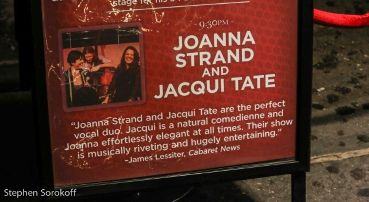 Photo Coverage: Joanna Strand & Jacqui Tate Play 54 Below  Image