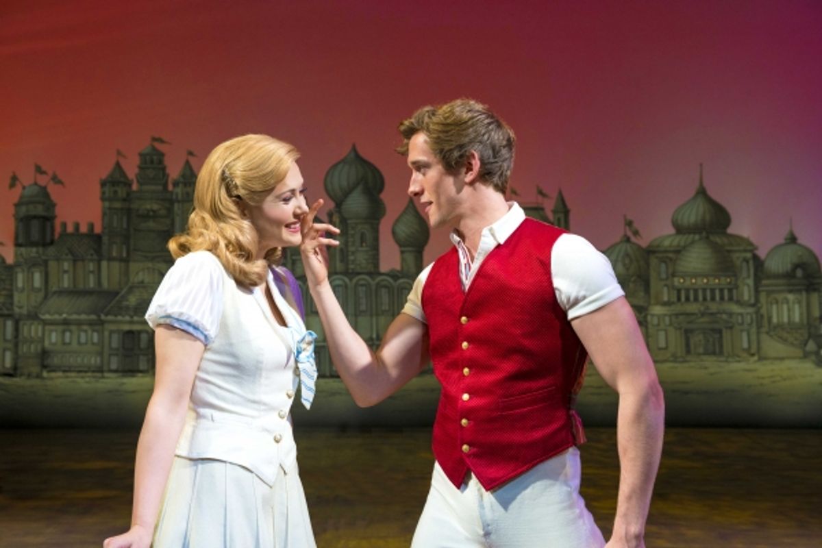 Savannah Stevenson and Oliver Savile at 