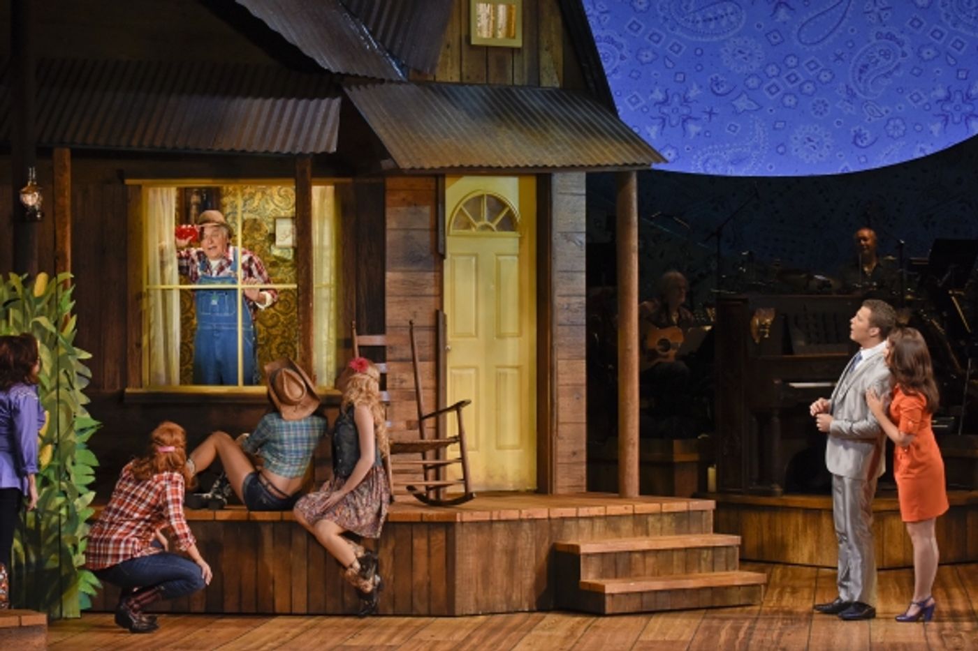 Photo Flash: First Look at Rose Hemingway, Justin Guarini & More in Dallas Theatre Center's MOONSHINE: THAT HEE HAW MUSICAL!  Image