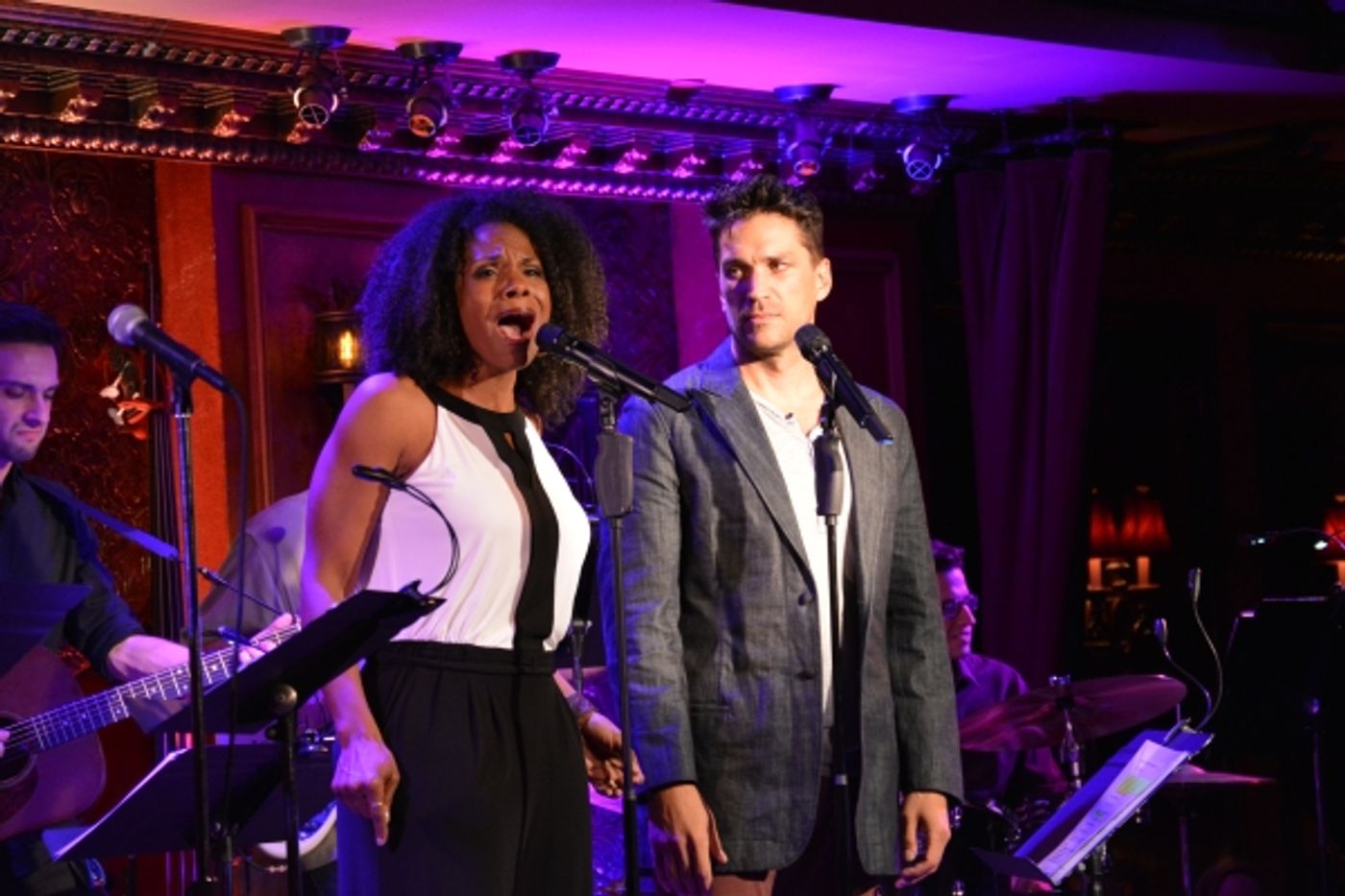 Photo Flash: Will Swenson Makes Solo Debut at Feinstein's/54 Below with a Little Help from Wife Audra McDonald  Image