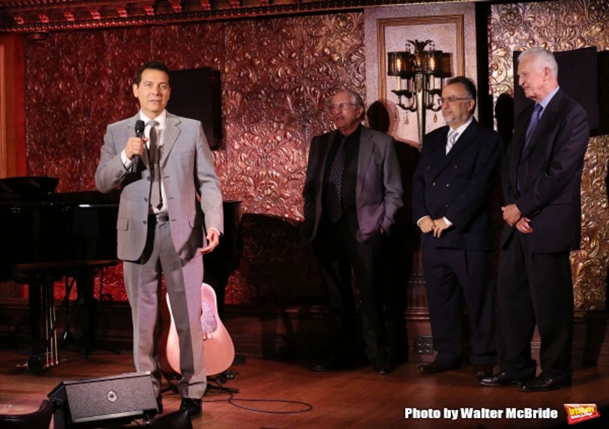 Michael Feinstein, Steven Baruch, Richard Frankel and Tom Viertel at 