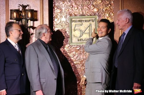 Richard Frankel, Steven Baruch, Michael Feinstein and Tom Viertel attend the unveilin Photo