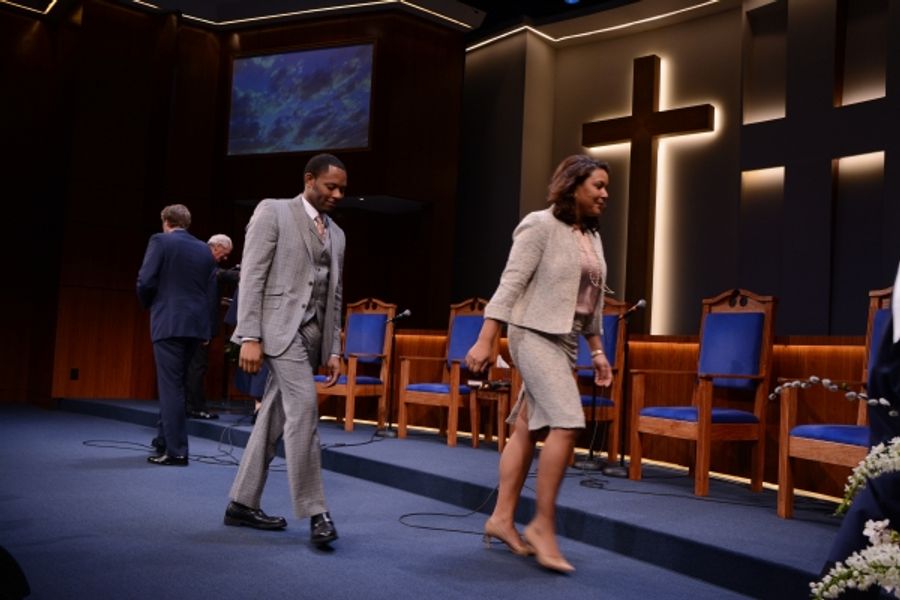 Photo Coverage: Inside Opening Night of THE CHRISTIANS at Playwrights Horizons Image