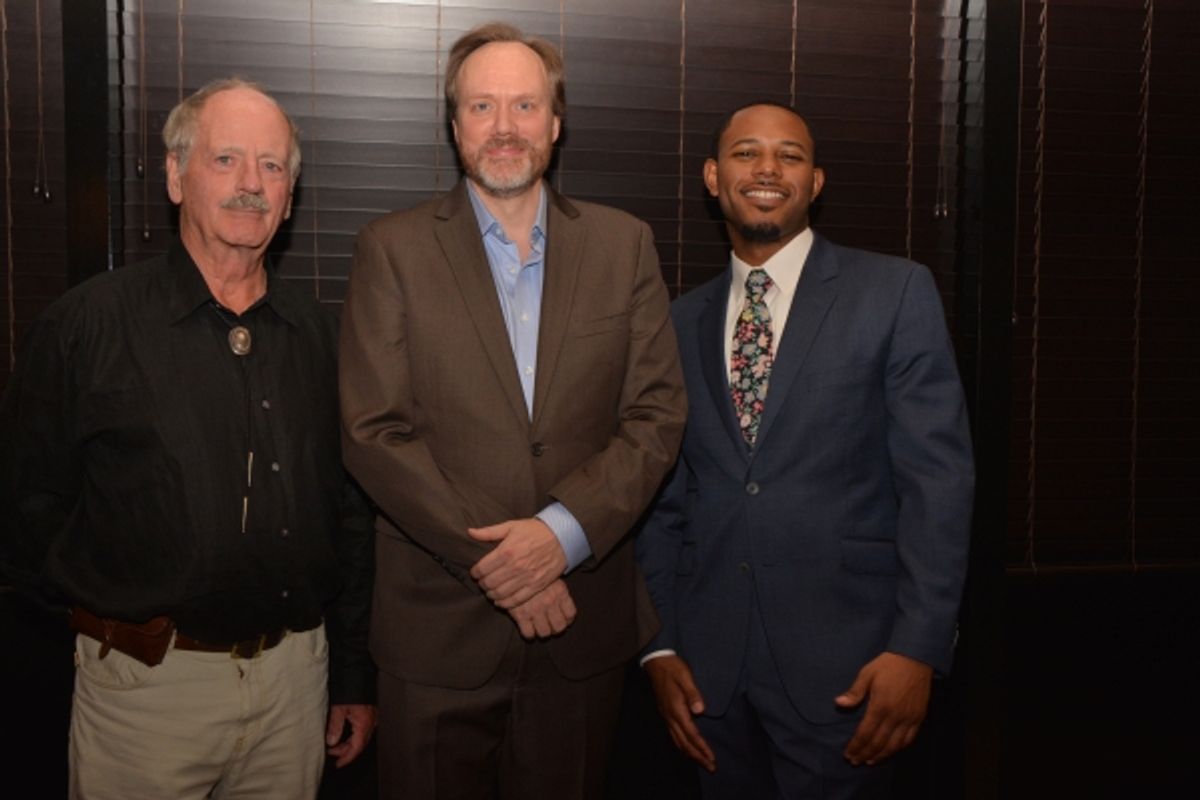 Phillip Kerr, Andrew Garman and Larry Powell
 at 