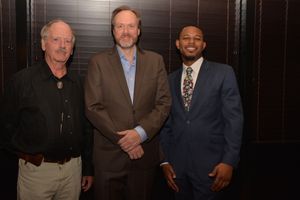 Phillip Kerr, Andrew Garman and Larry Powell
 Photo