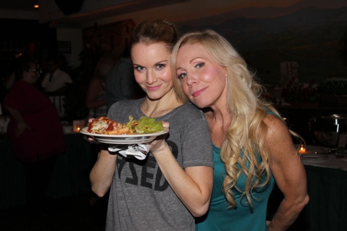 Kate Reinders and Jenny Hill at 