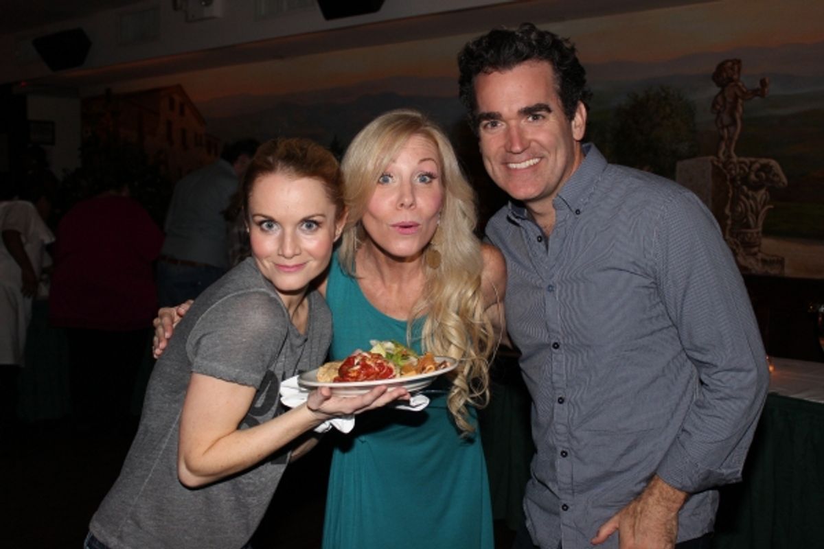 Kate Reinders, Jenny Hill and Brian d''Arcy James at 