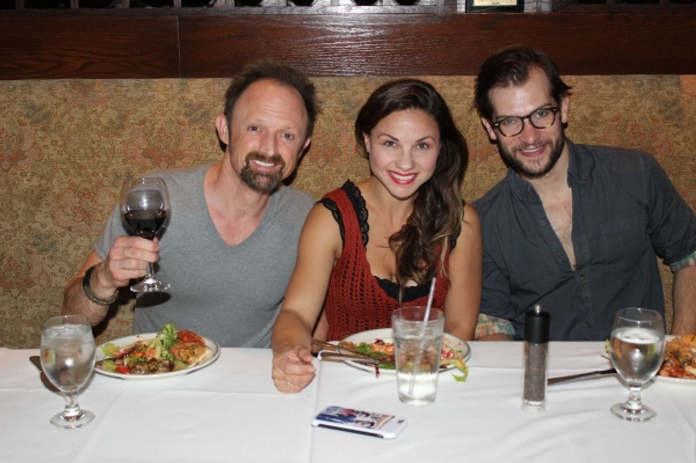 Photo Coverage: SOMETHING ROTTEN Stars Gather for Portrait Unveiling at Tony's di Napoli Image
