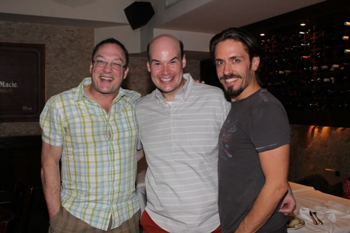 Patrick Wetzel, Aaron Kaburick and Eric Sciotto at 