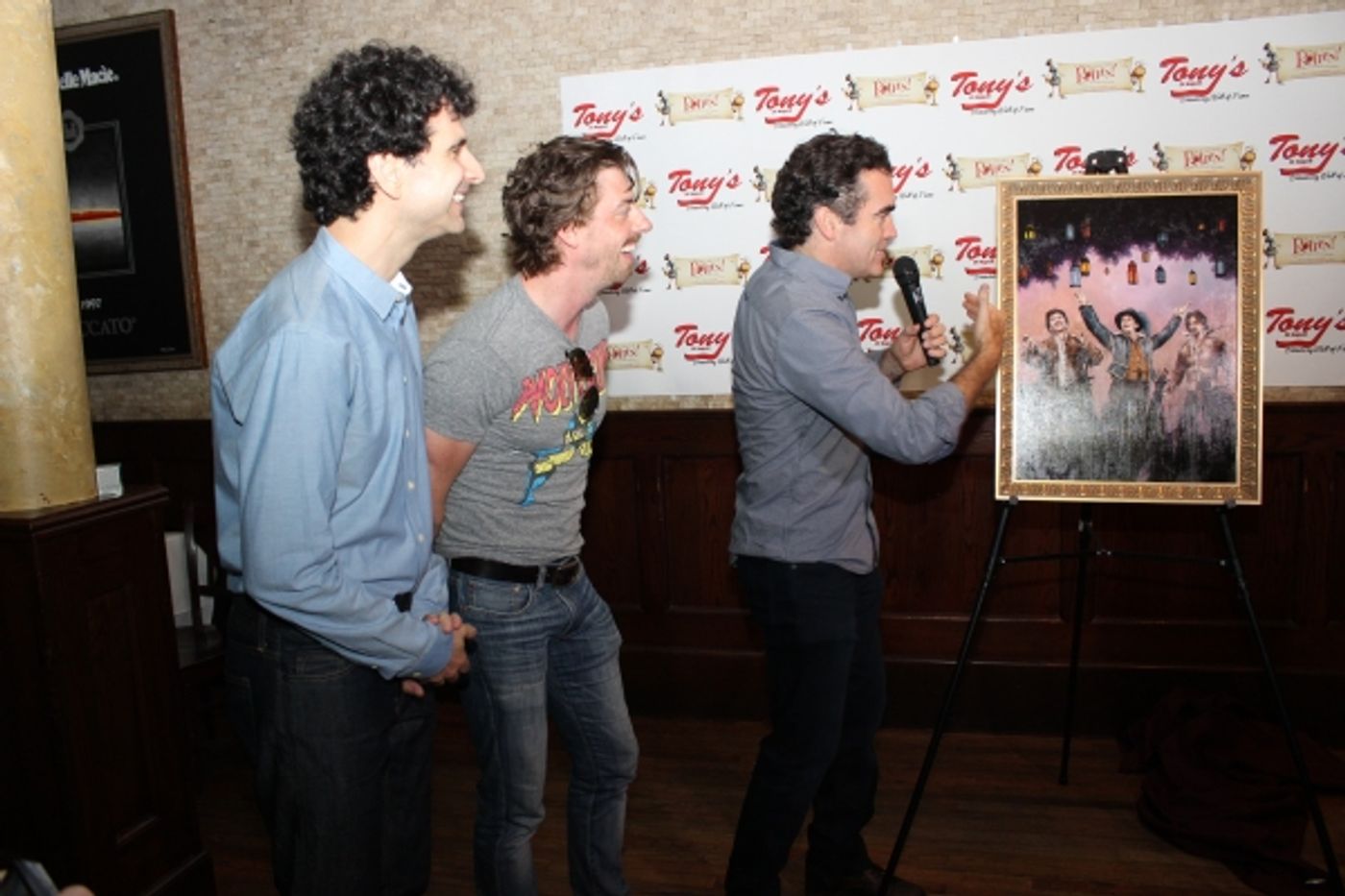 Photo Coverage: SOMETHING ROTTEN Stars Gather for Portrait Unveiling at Tony's di Napoli Image