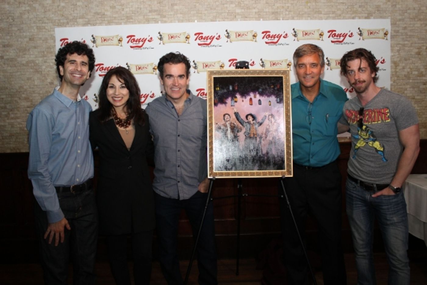 Photo Coverage: SOMETHING ROTTEN Stars Gather for Portrait Unveiling at Tony's di Napoli Image