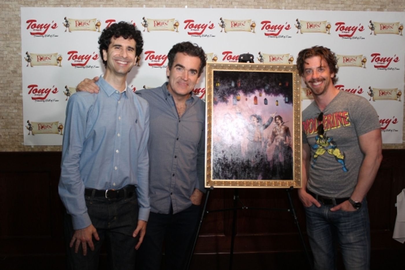 Photo Coverage: SOMETHING ROTTEN Stars Gather for Portrait Unveiling at Tony's di Napoli Image