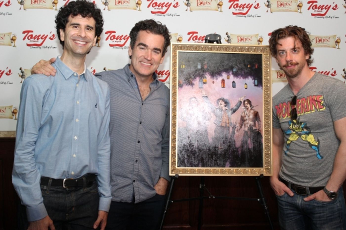 Photo Coverage: SOMETHING ROTTEN Stars Gather for Portrait Unveiling at Tony's di Napoli Image