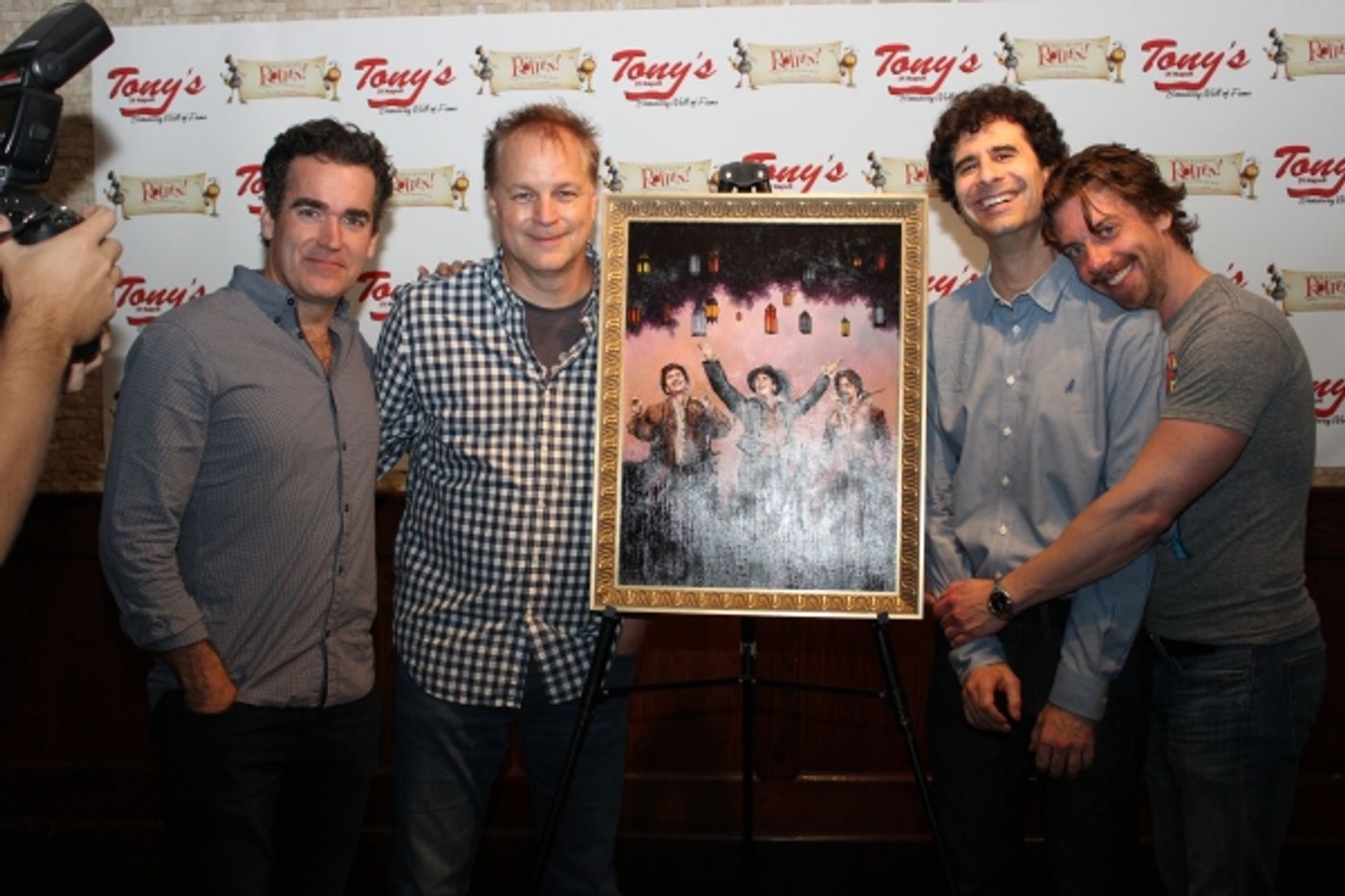 Photo Coverage: SOMETHING ROTTEN Stars Gather for Portrait Unveiling at Tony's di Napoli Image