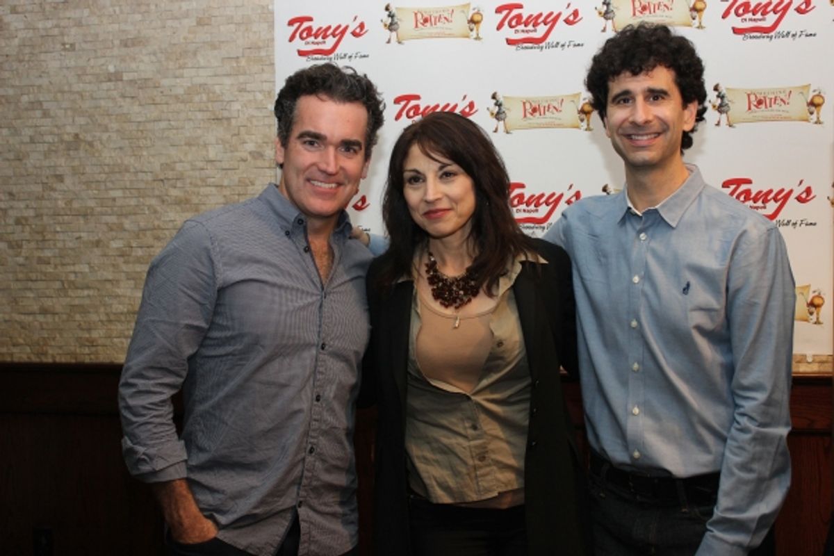 Brian d''Arcy James, Valerie Smaldone and John Cariani at 
