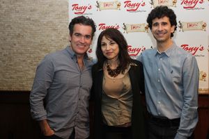 Brian d''Arcy James, Valerie Smaldone and John Cariani @ BroadwayWorld Brian d''Arcy James, Valerie Smaldone and John Cariani Photo