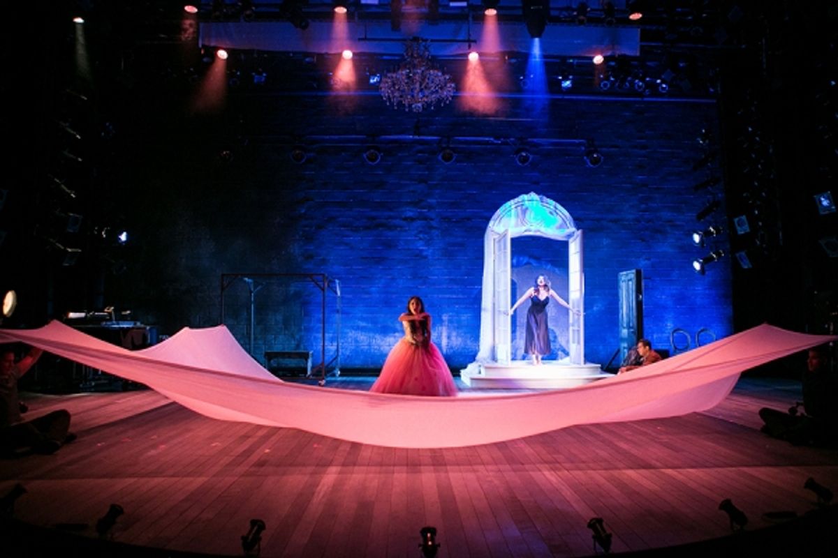 Elia SaldaÃ±a as Victoria del Rio and Esperanza America as Pilar Castillo at 