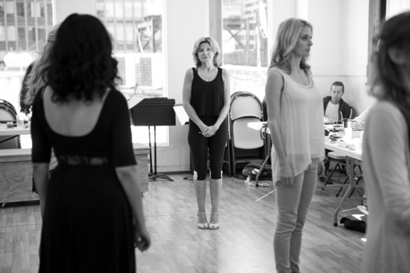 Photo Flash: Caissie Levy, Mary Testa, Rachel Bay Jones & More in Rehearsal for LaChiusa's FIRST DAUGHTER SUITE at The Public  Image