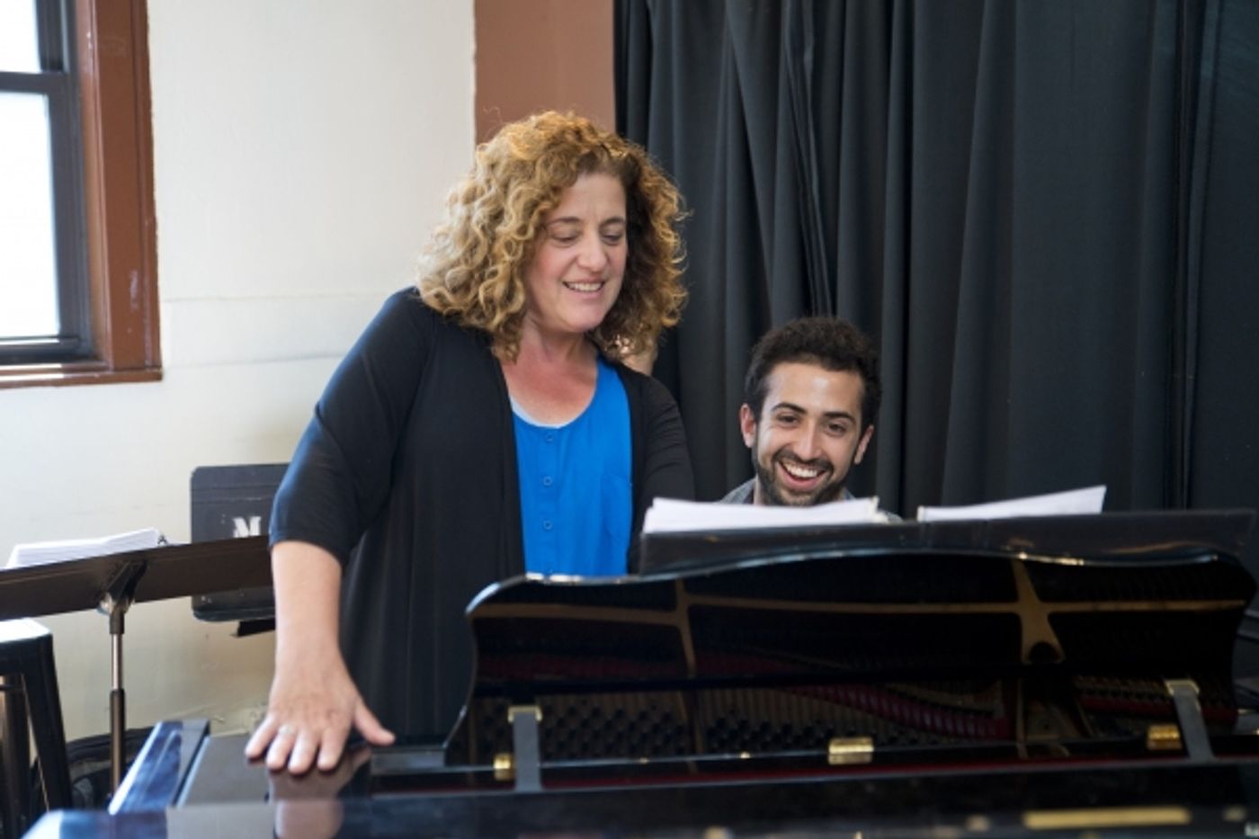 Photo Flash: Caissie Levy, Mary Testa, Rachel Bay Jones & More in Rehearsal for LaChiusa's FIRST DAUGHTER SUITE at The Public  Image