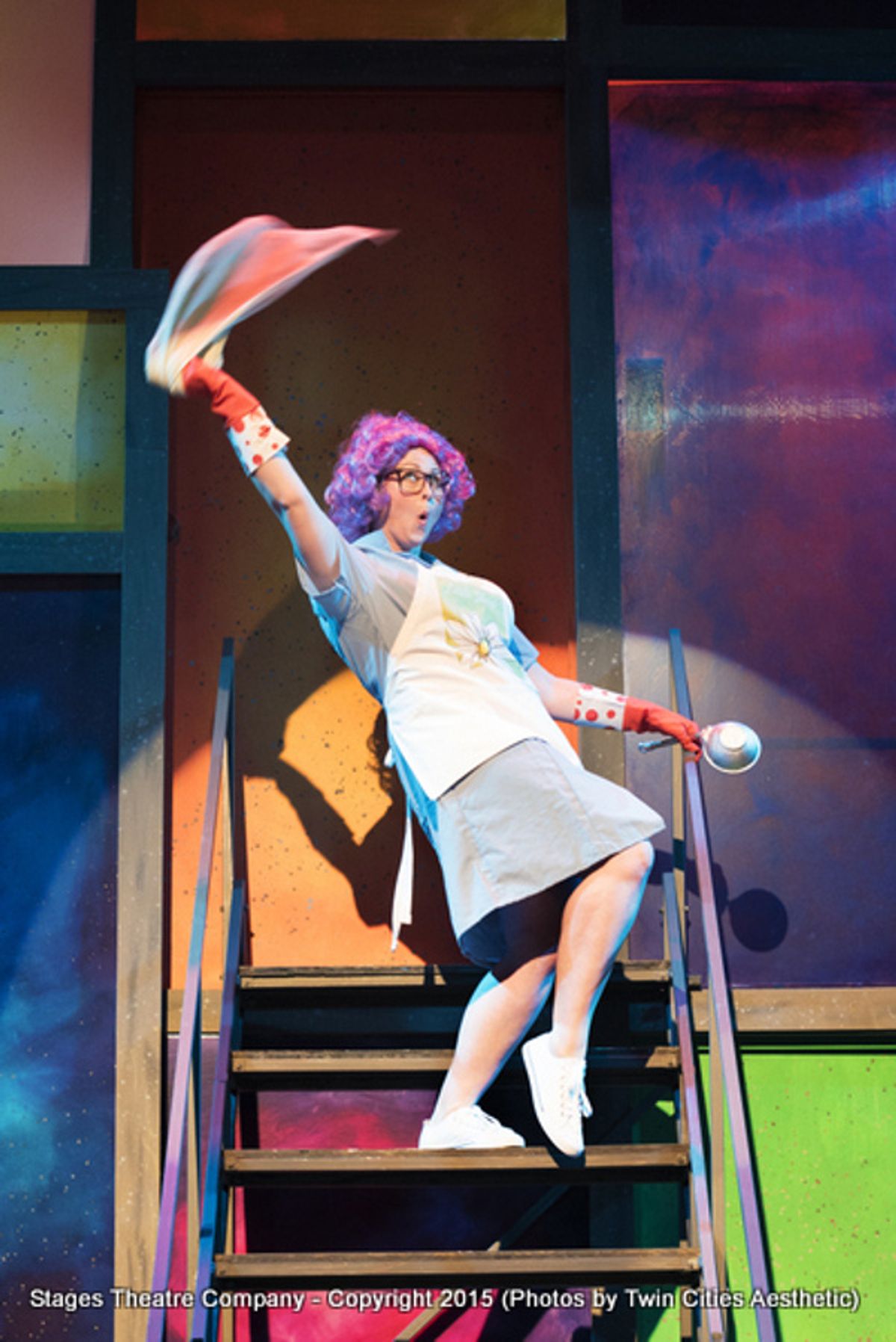 Brittany Parker as MRS GUTZMAN in Junie B. Jones the Musical at Stages Theatre Company at 