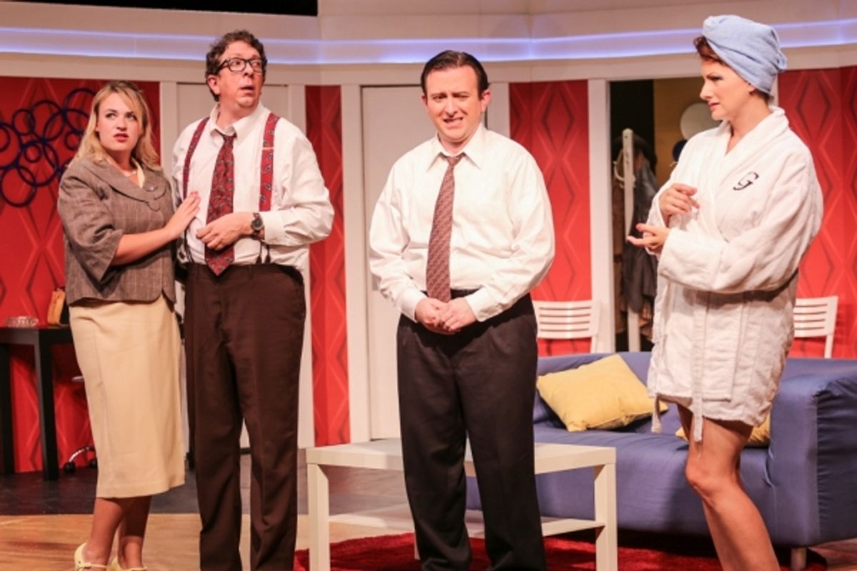 Gretchen (Jana Gueck), Robert (Robert Alan Barnett), Bernard (Greg Lucas), Gabriella (Holly Rose) at 