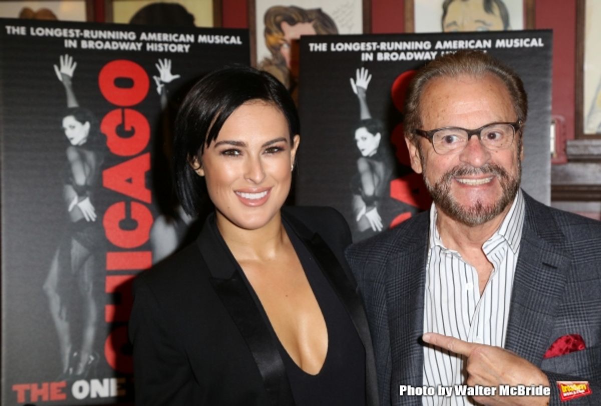 Rumer Willis and producer Barry Weissler at 