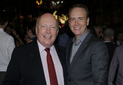  Julian Fellowes, ''Downton Abbey''; Robert Greenblatt, Chairman, NBC Entertainment Photo