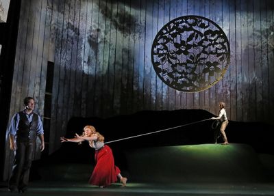 Allison Sill, Colte Julian and Peter Saide Photo