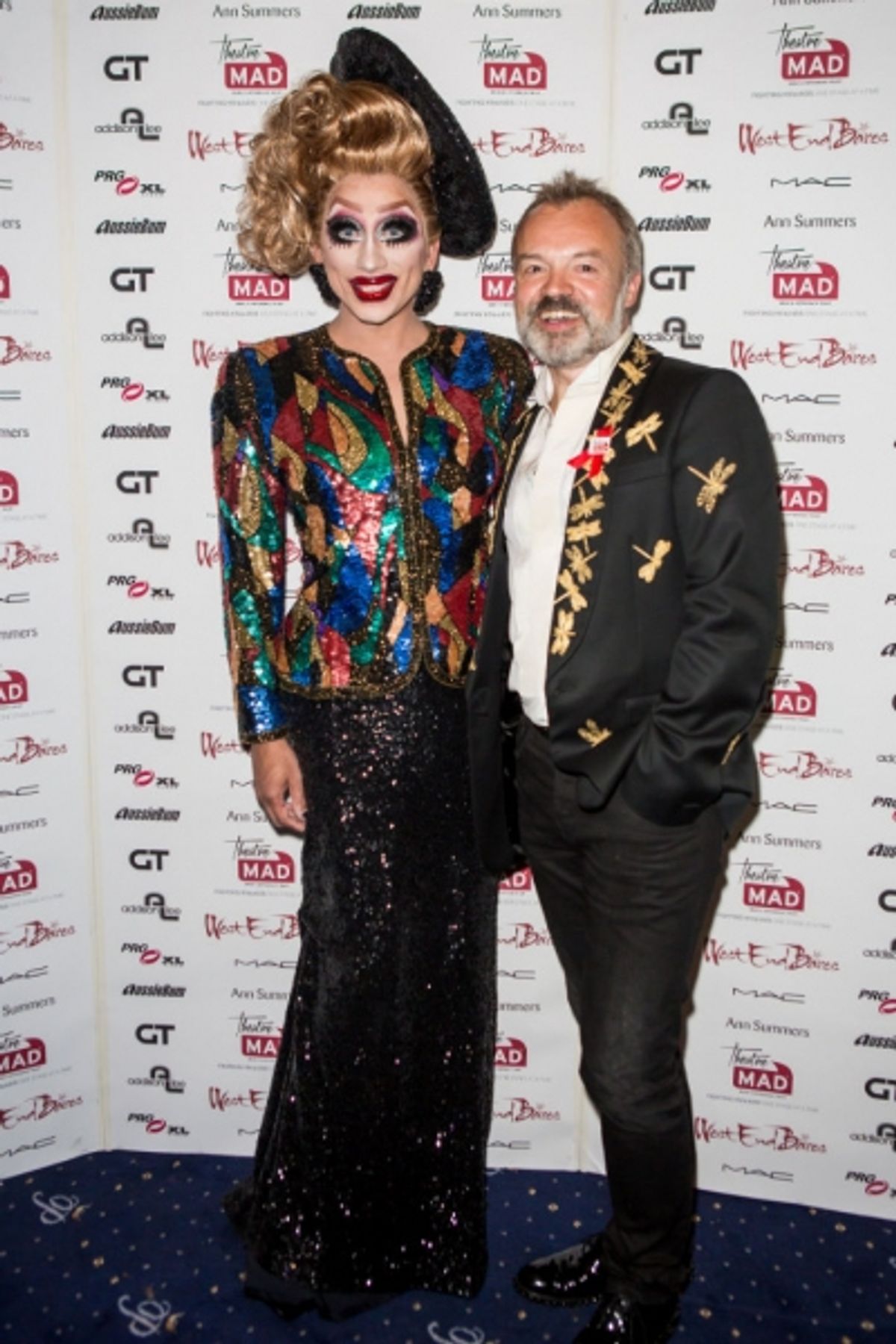 Bianca Del Rio and Graham Norton at 