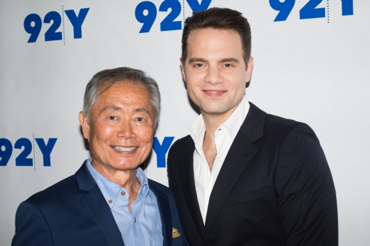 George Takei and Jordan Roth at 