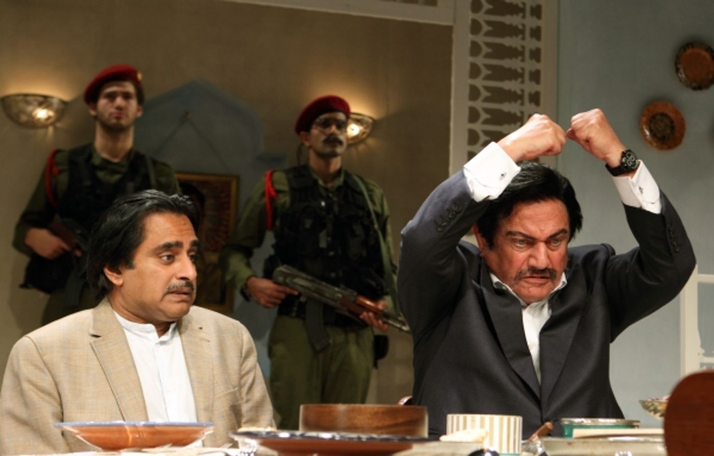 Photo Flash: First Look at DINNER WITH SADDAM at Menier Chocolate Factory  Image