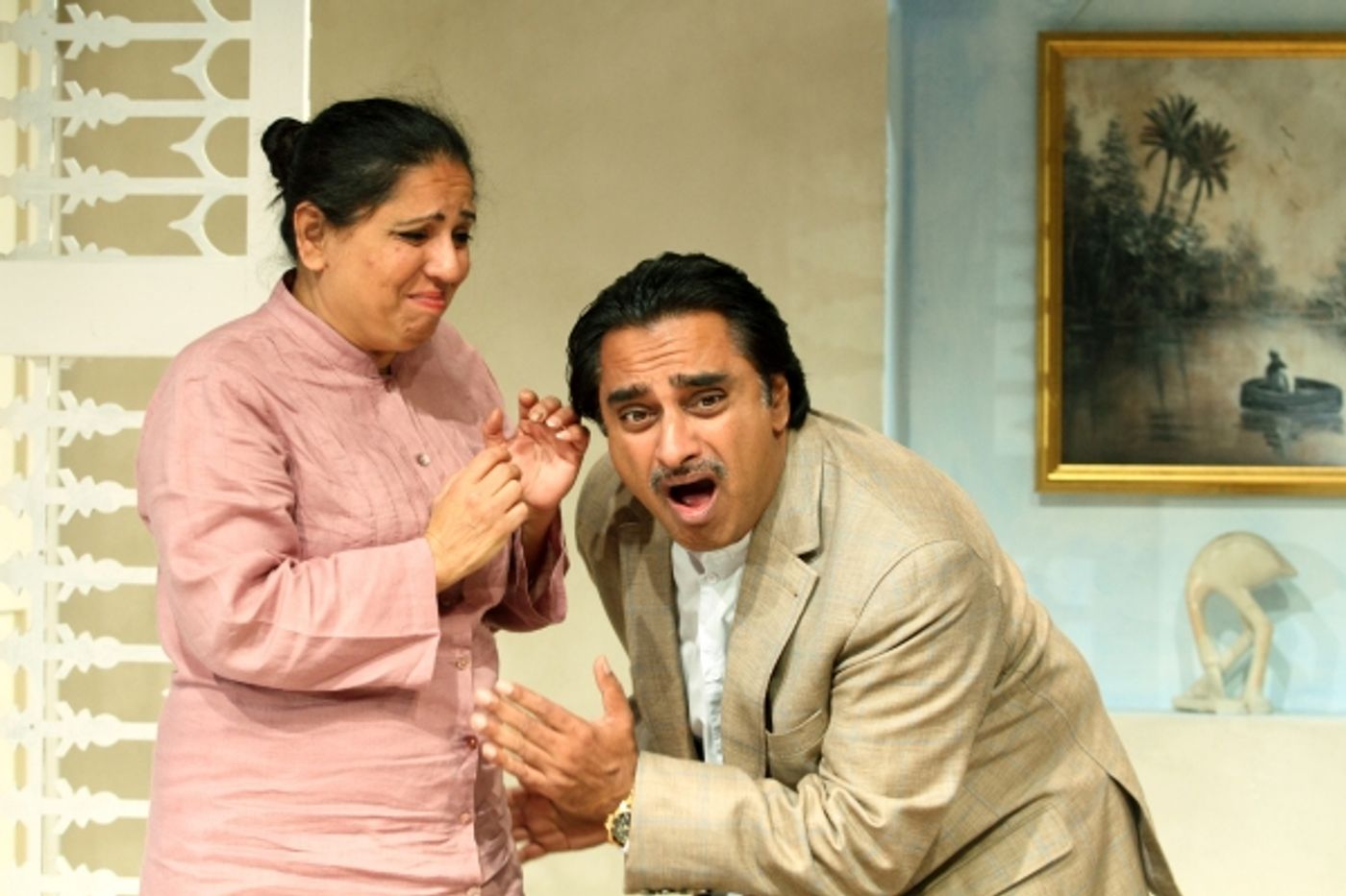 Photo Flash: First Look at DINNER WITH SADDAM at Menier Chocolate Factory  Image