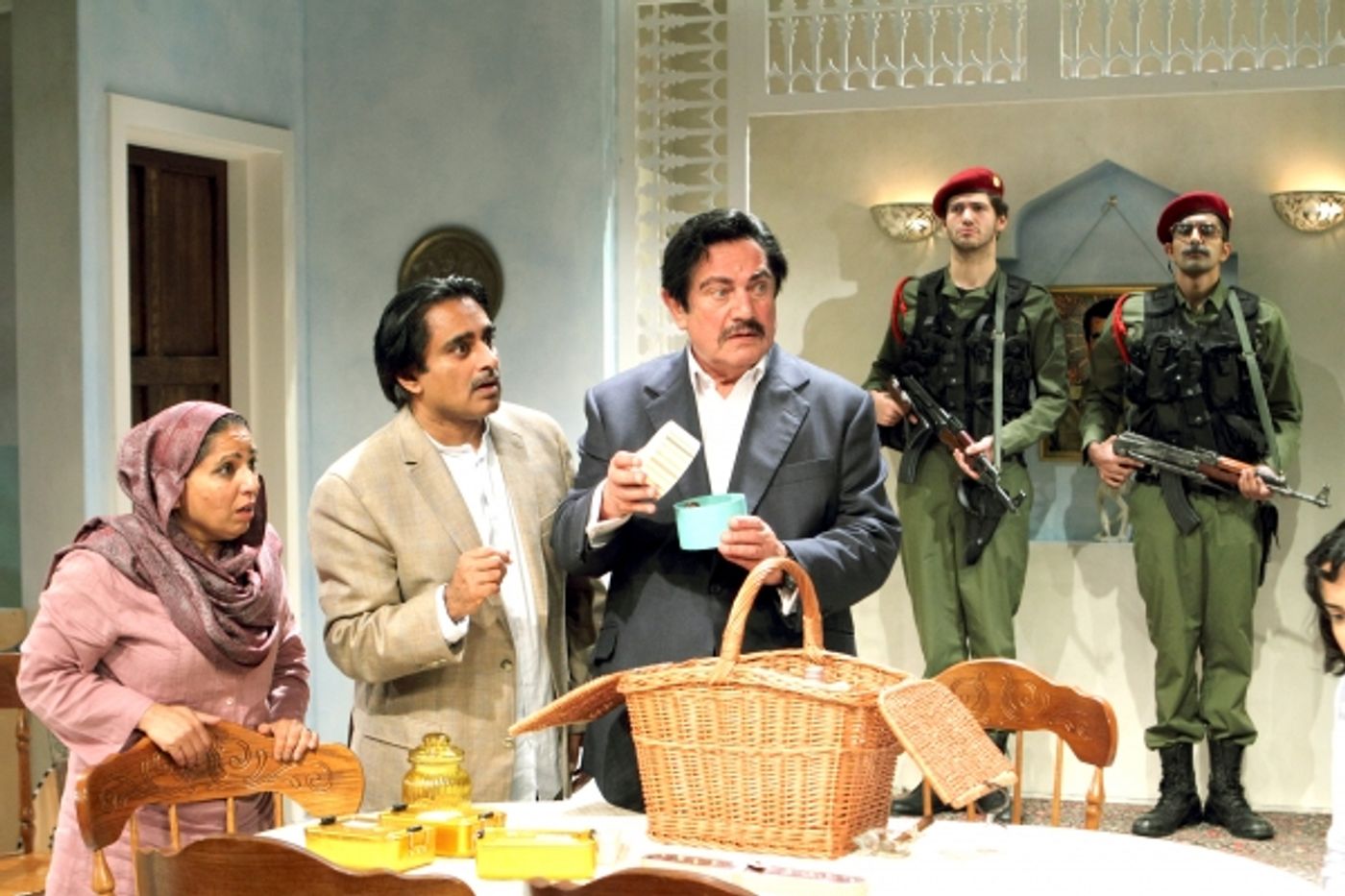 Photo Flash: First Look at DINNER WITH SADDAM at Menier Chocolate Factory  Image
