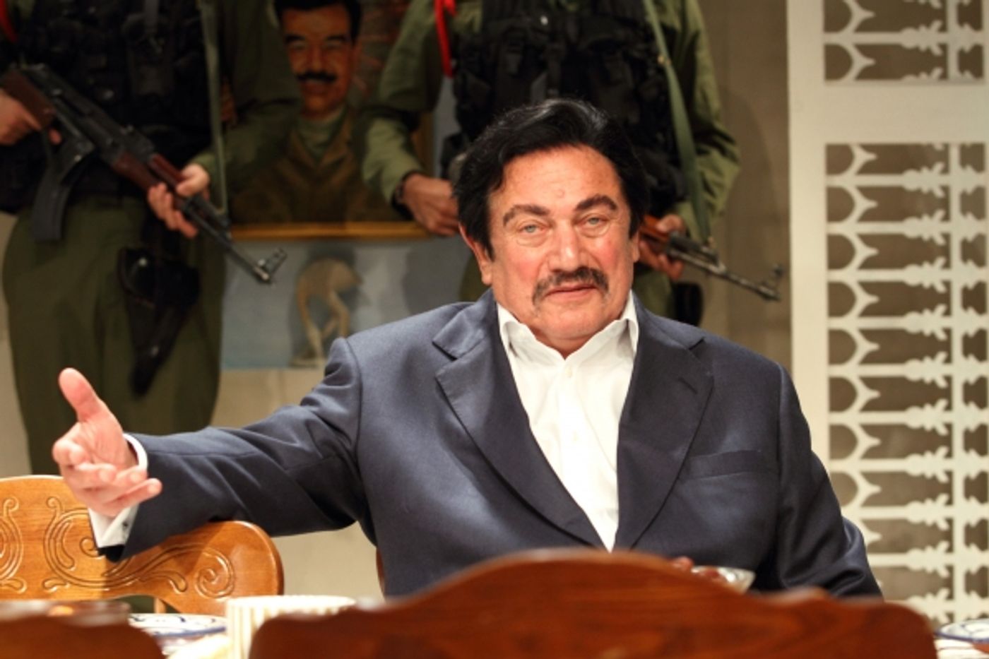 Photo Flash: First Look at DINNER WITH SADDAM at Menier Chocolate Factory  Image