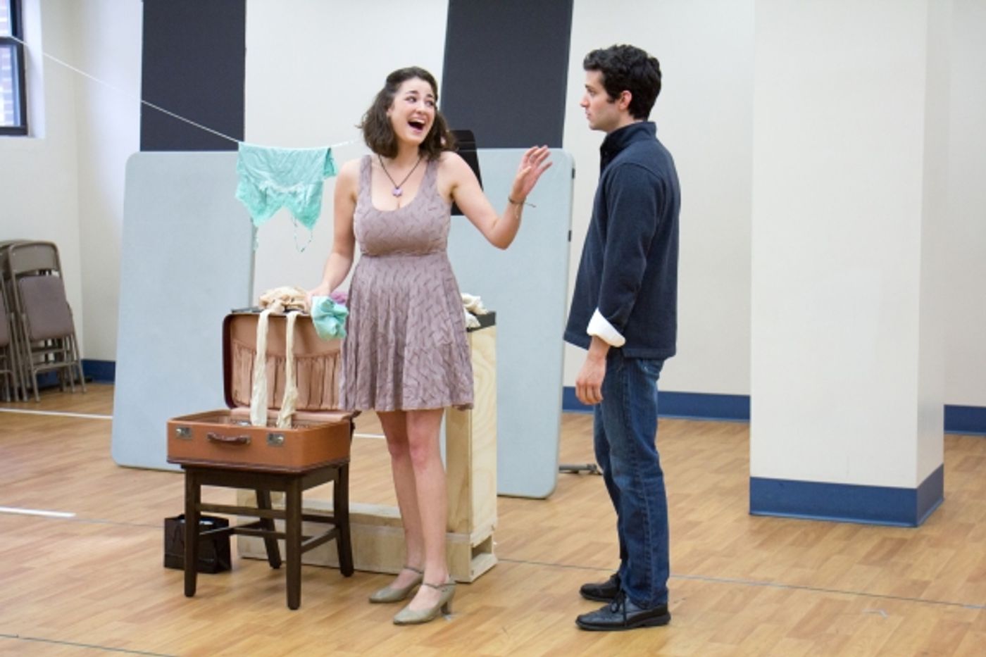 Photo Coverage: BULLETS OVER BROADWAY National Tour Company Meets the Press - Performance Sneak Peek!  Image