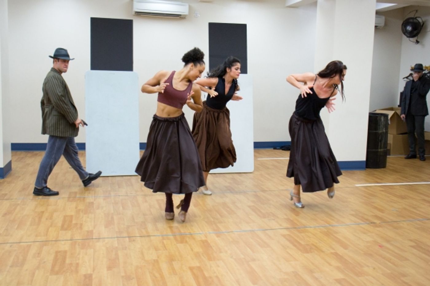 Photo Coverage: BULLETS OVER BROADWAY National Tour Company Meets the Press - Performance Sneak Peek!  Image