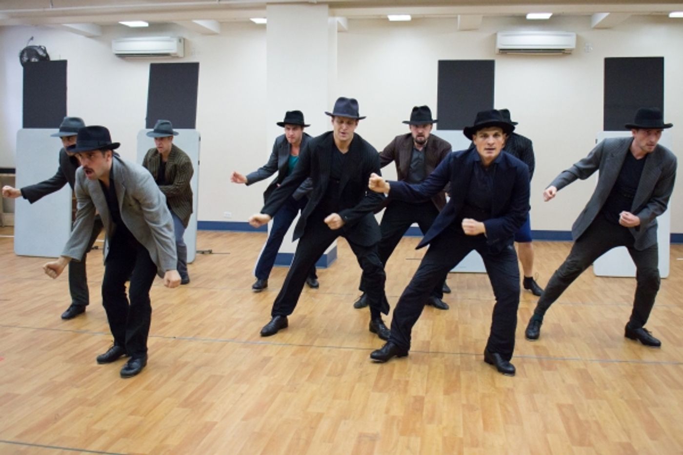 Photo Coverage: BULLETS OVER BROADWAY National Tour Company Meets the Press - Performance Sneak Peek!  Image