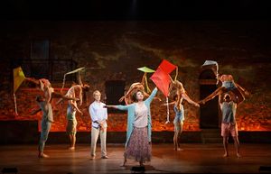 George Chakiris and Donna McKechnie (center) with the cast in Terrence McNally''s vig Photo