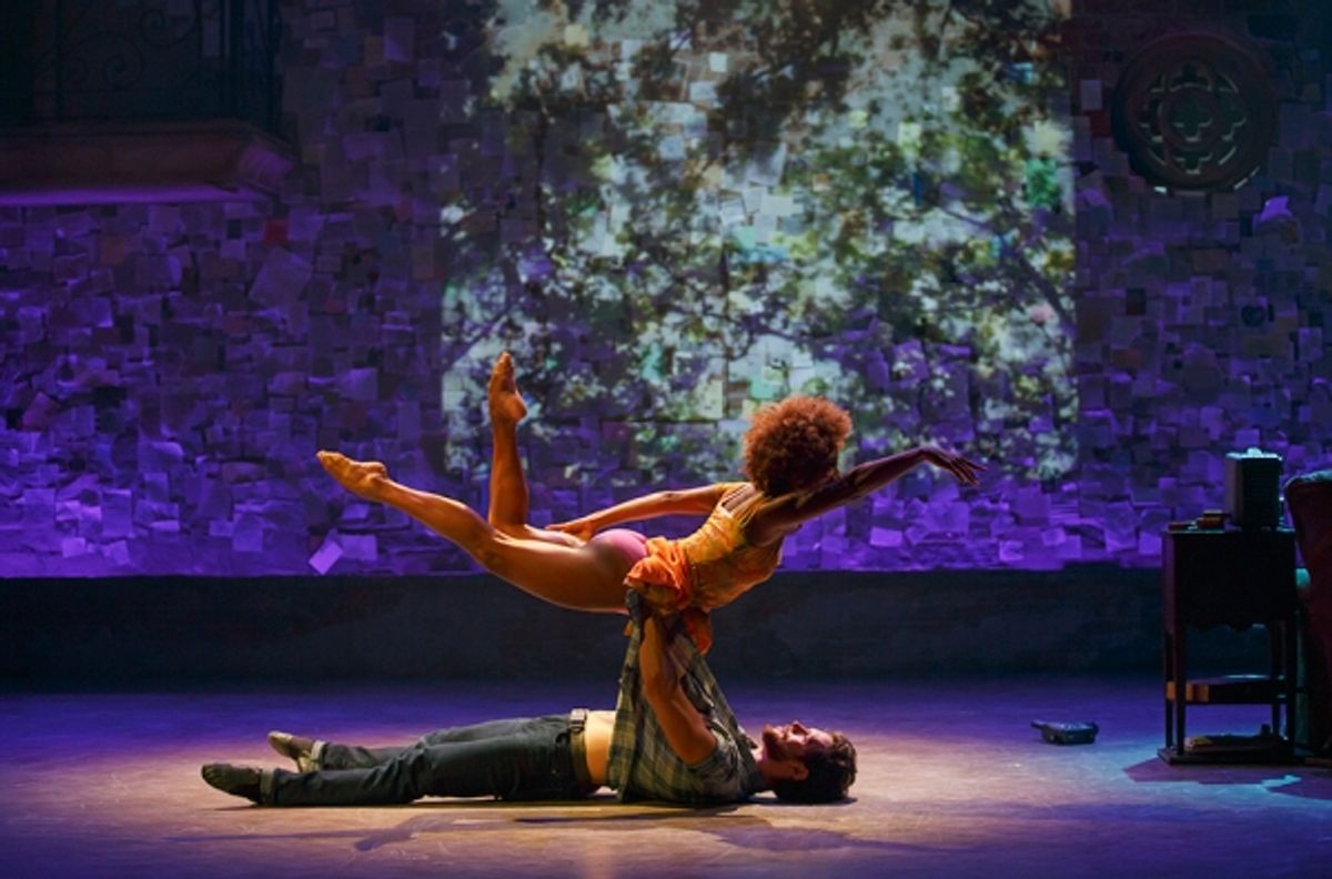 Karine Plantadit and Henry Byalikov in Marsha Norman''s vignette LIFE LONG LOVE. at 