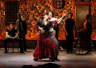  Glenda Sol Koeraus and Oscar Valero with the cast in Nilo Cruz''s vignette THE LOVER Photo