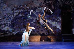 Erica Wong and Alex Michael Stoll in David Henry Hwang''s vignette WHITE SNAKE. Photo