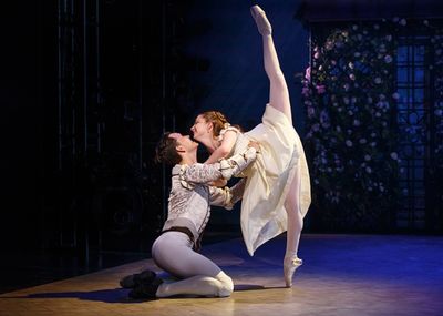 Spencer Clark and Lyrica Woodruff in PROLOGUE. Photo