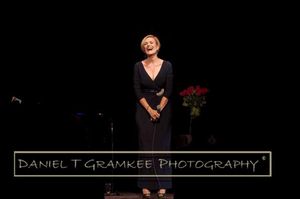 Karen Mason, full of joy at the audience''s warm and energetic reaction  Photo